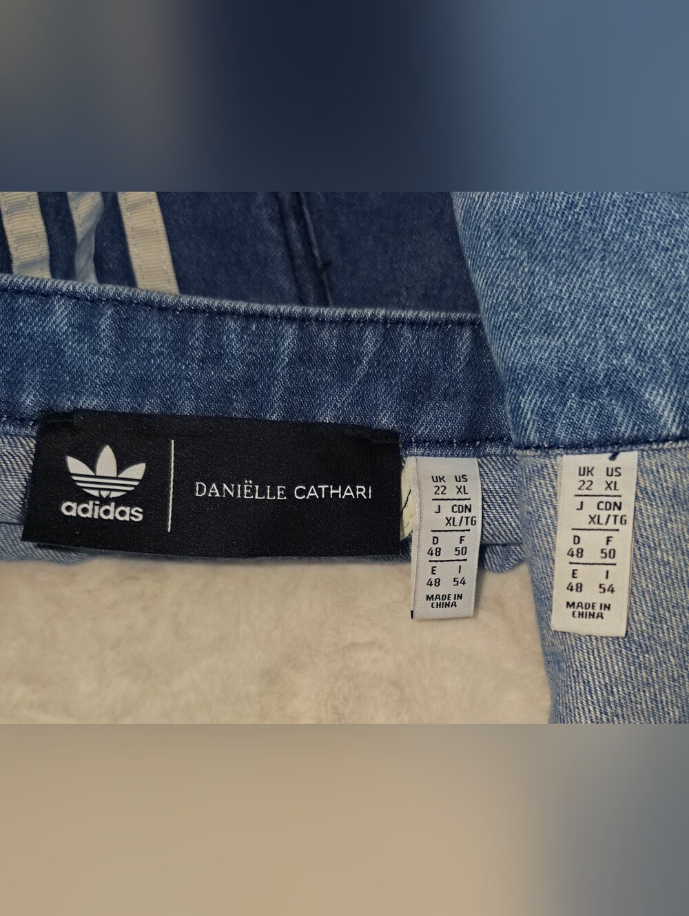 Adidas x Daniëlle Cathari Denim Co-Ord Set | XL - Picture 5 of 7